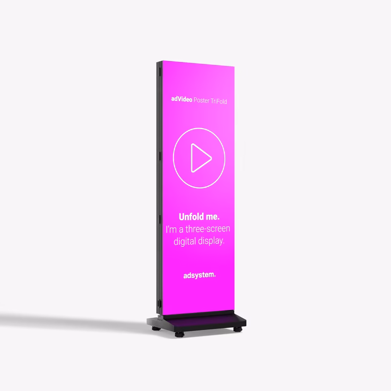 adVideo Poster Trifold zugeklappt