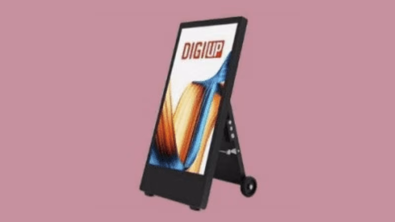 Digitaler Kundenstopper DIGIUP Outstand