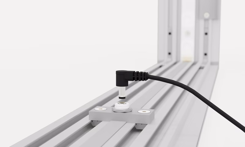 Plug-and-Play Steckverbindung der LED-Beleuchtung im Counter-Rahmen