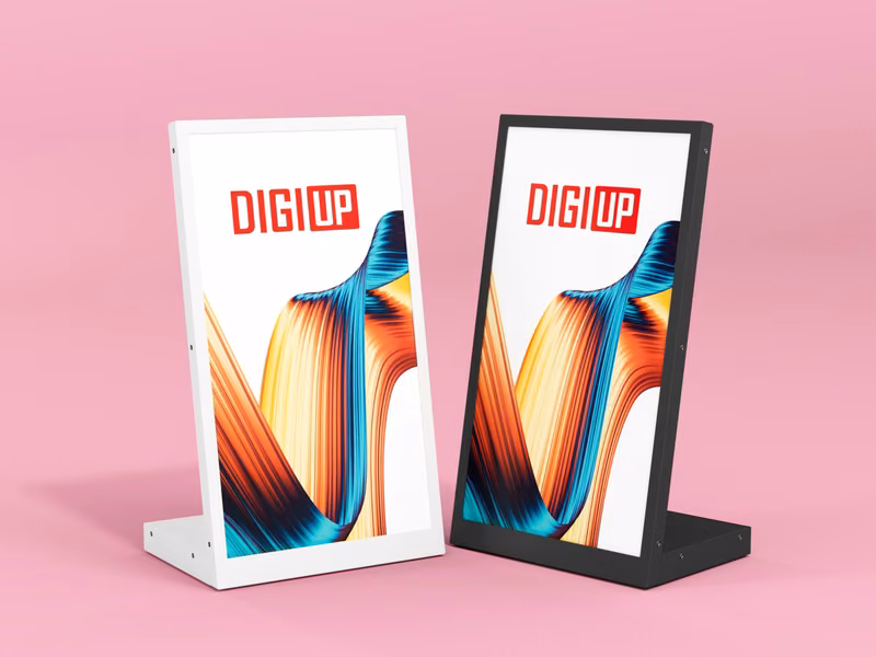 DIGIUP Desk als Pultdisplay