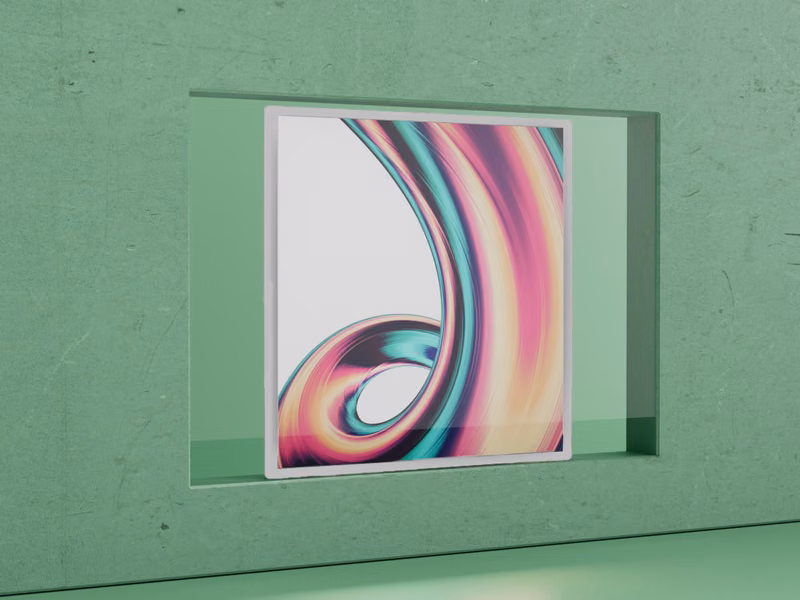 MULTIFRAME Backload in einer Wandnische