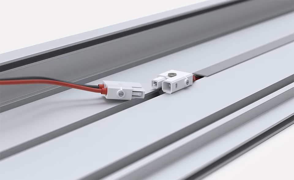 Plug-and-Play Verbindung im Backload Rahmen