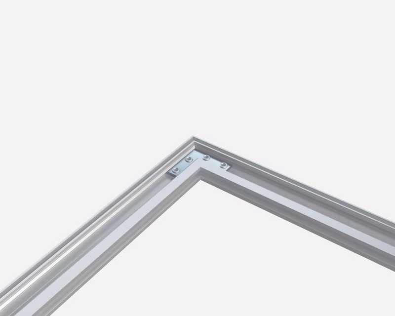 90°-Eckverbindung eines MULTIFRAME Profils