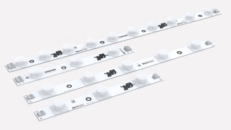 LED-Module mit Linsen für die seitliche Beleuchtung des Side Light