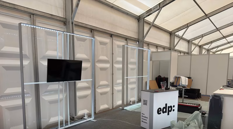 PROFRAMES Spannrahmen im Einsatz bei edp
