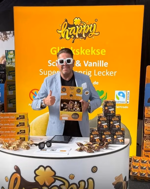 PROFRAMES Spannrahmen im Einsatz bei Happy Keks