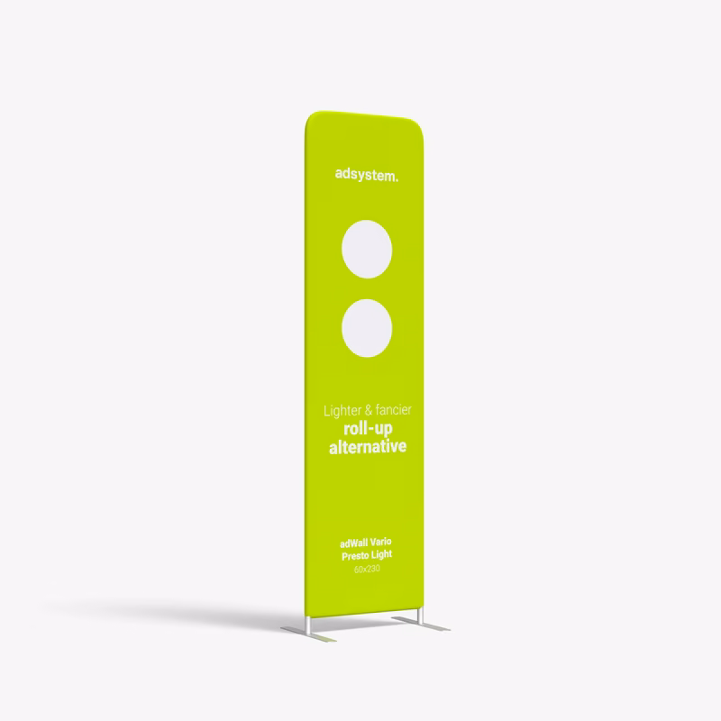 adWall Vario Presto Light als schmale Stele